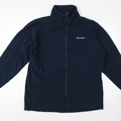 Berghaus Men's Navy Blue XL Fleece Full Zip Outdoor Jacket