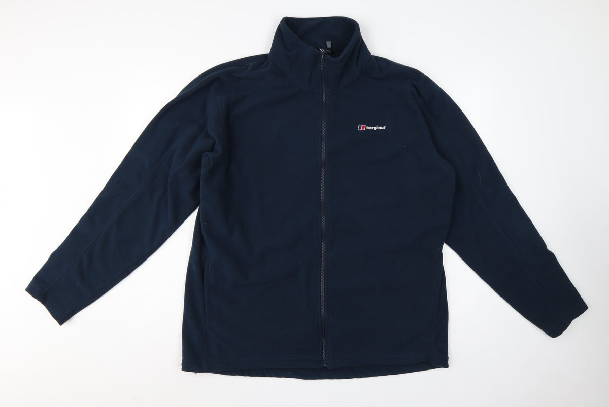 Berghaus Men's Navy Blue XL Fleece Full Zip Outdoor Jacket