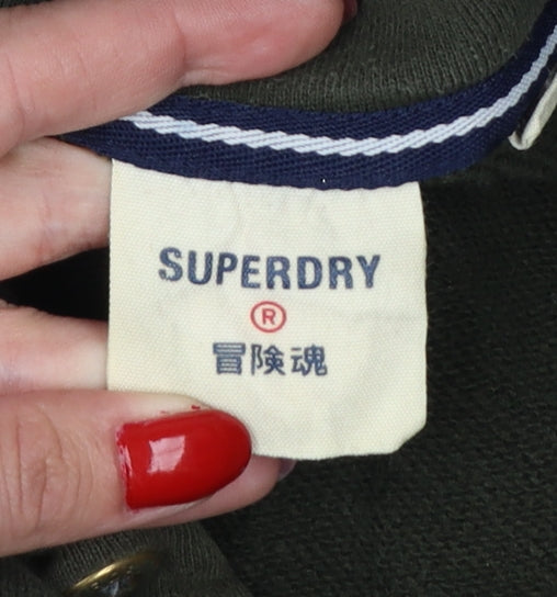 Additional view of Superdry Men’s Green M Pullover Hoodie Army Logo Graphic Fleece