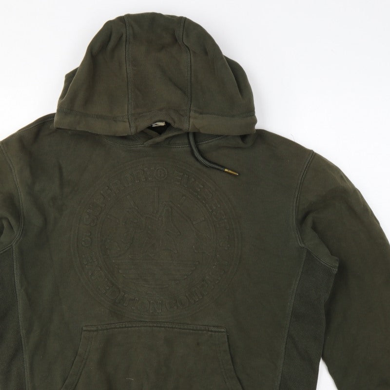 Additional view of Superdry Men’s Green M Pullover Hoodie Army Logo Graphic Fleece