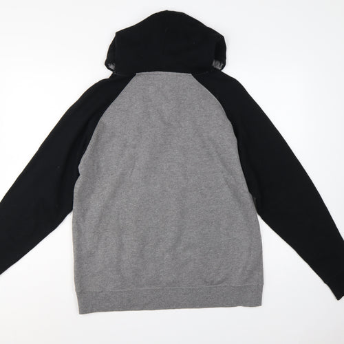 Maverick Logan Paul Men's Grey Black S Eagle Graphic Pullover Hoodie