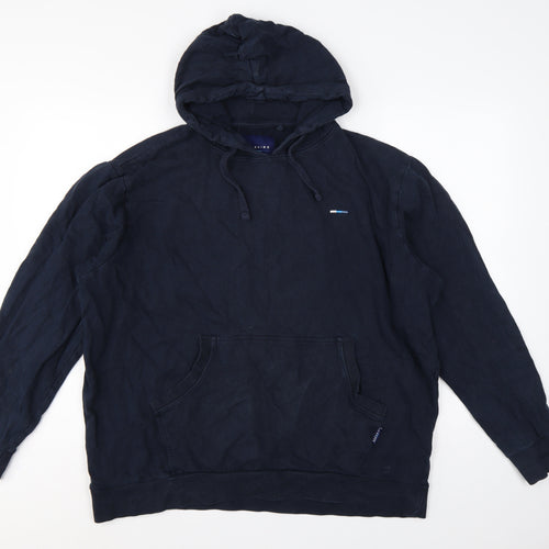 BadRhino Men’s Blue XL Pullover Hoodie Hooded Fleece Pockets