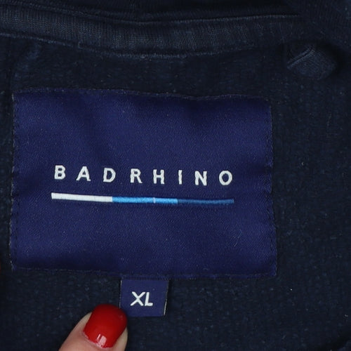 BadRhino Men’s Blue XL Pullover Hoodie Hooded Fleece Pockets