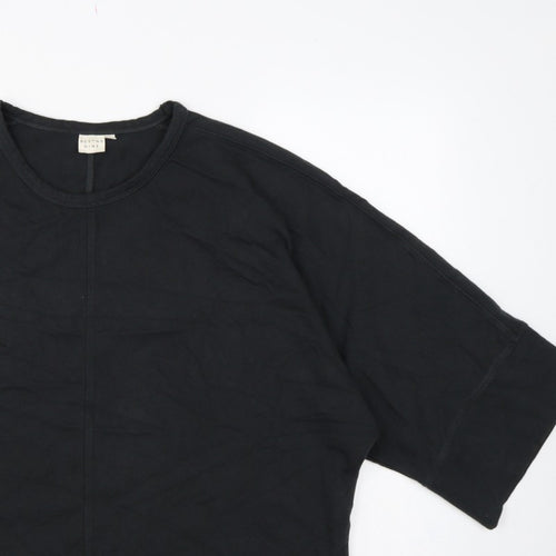 Beyond Nine Women’s Black M Oversized Dolman Sleeve Sweatshirt