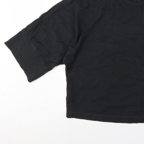 Beyond Nine Women’s Black M Oversized Dolman Sleeve Sweatshirt