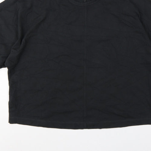 Beyond Nine Women’s Black M Oversized Dolman Sleeve Sweatshirt