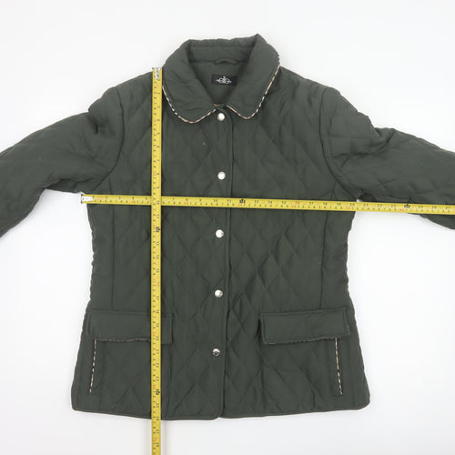David Barry Women’s Green UK 14 Quilted Padded Jacket