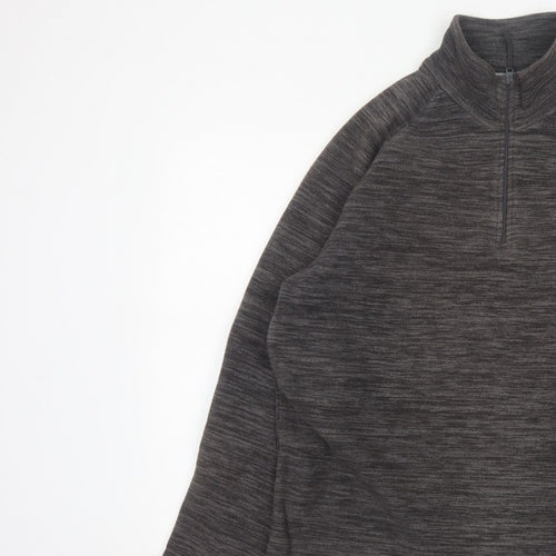 Mountain Warehouse Men’s Grey M 1/2 Zip Fleece Sweatshirt
