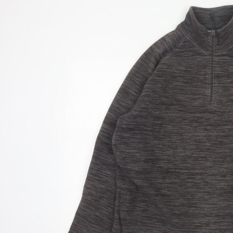 Mountain Warehouse Men’s Grey M 1/2 Zip Fleece Sweatshirt