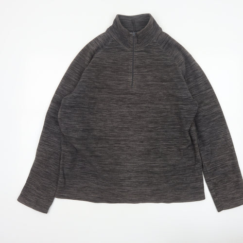 Mountain Warehouse Men’s Grey M 1/2 Zip Fleece Sweatshirt