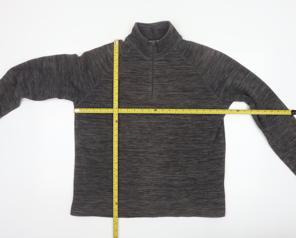 Mountain Warehouse Men’s Grey M 1/2 Zip Fleece Sweatshirt