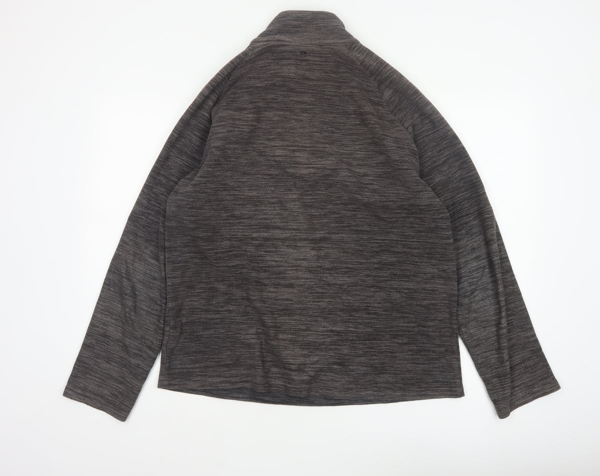 Mountain Warehouse Men’s Grey M 1/2 Zip Fleece Sweatshirt