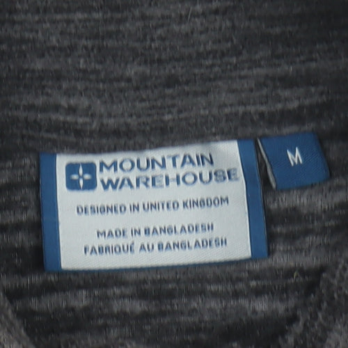 Mountain Warehouse Men’s Grey M 1/2 Zip Fleece Sweatshirt