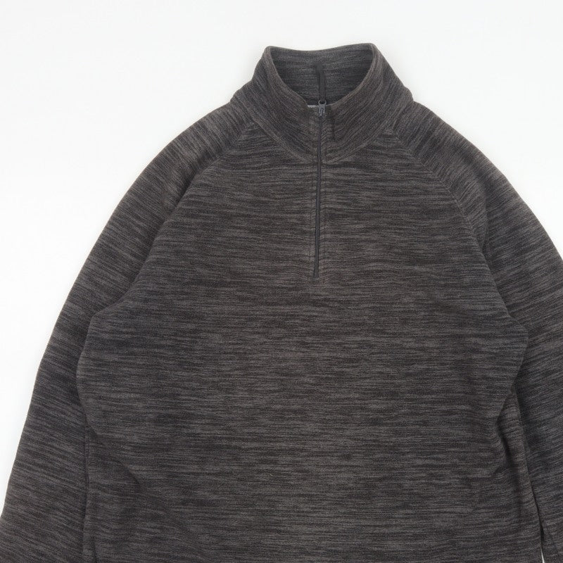 Mountain Warehouse Men’s Grey M 1/2 Zip Fleece Sweatshirt