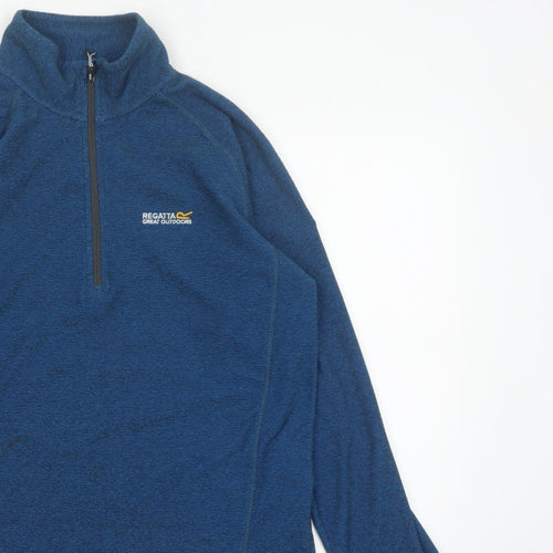 Regatta Men’s Blue L 1/2 Zip Pullover Fleece Sweatshirt