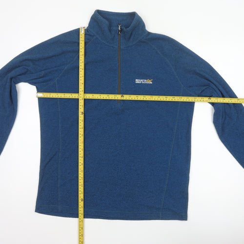 Regatta Men’s Blue L 1/2 Zip Pullover Fleece Sweatshirt
