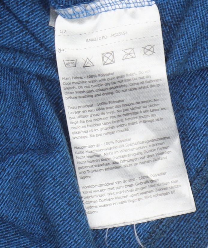 Regatta Men’s Blue L 1/2 Zip Pullover Fleece Sweatshirt