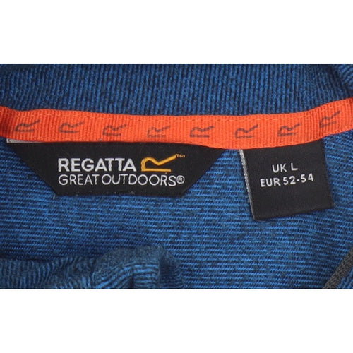 Regatta Men’s Blue L 1/2 Zip Pullover Fleece Sweatshirt