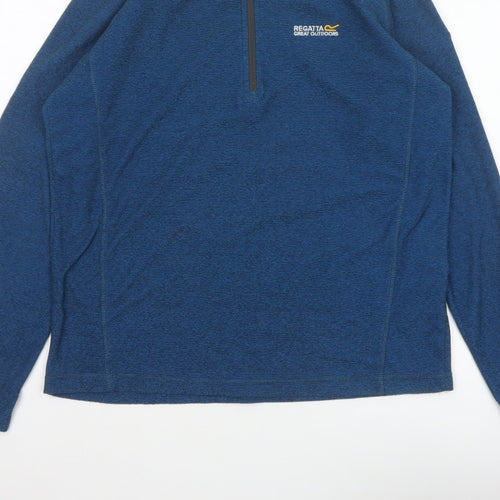 Regatta Men’s Blue L 1/2 Zip Pullover Fleece Sweatshirt