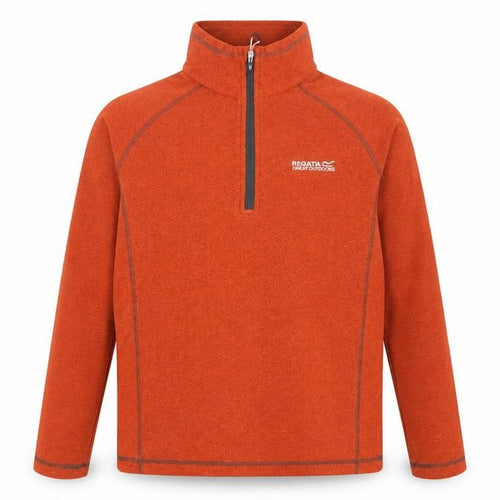 Regatta Men's Orange S Half Zip Fleece Sweatshirt Outdoor Hiking