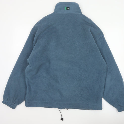 Outdoor Scene Men's Blue M Fleece Full Zip Aztec Jacket