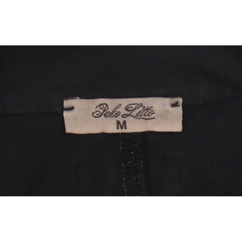 Bebe-Litte Women Black M Tailored Short Two Button Blazer Jacket