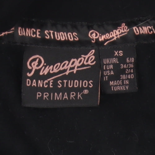 Primark Pineapple Dance Studios Women Black XS Pullover Hoodie