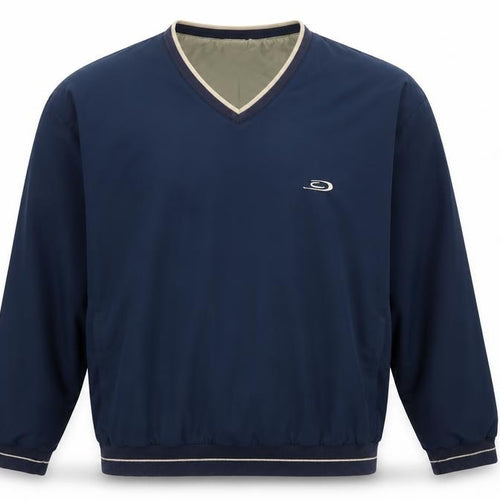 Crane Sports Men’s Blue XL V-Neck Lined Pullover Sweatshirt
