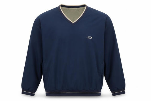 Crane Sports Men’s Blue XL V-Neck Lined Pullover Sweatshirt