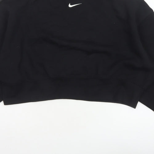 Nike Women’s Black XS Pullover Sweatshirt Logo Crew Neck