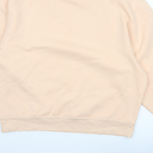 River Island Women’s Beige L Relaxed Crew Neck Pullover Sweatshirt