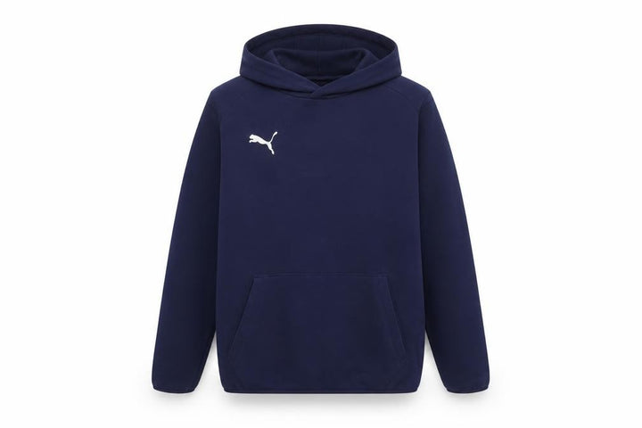 Puma Boys Blue 13-14 Years Pullover Hoodie Logo Pocket Sports
