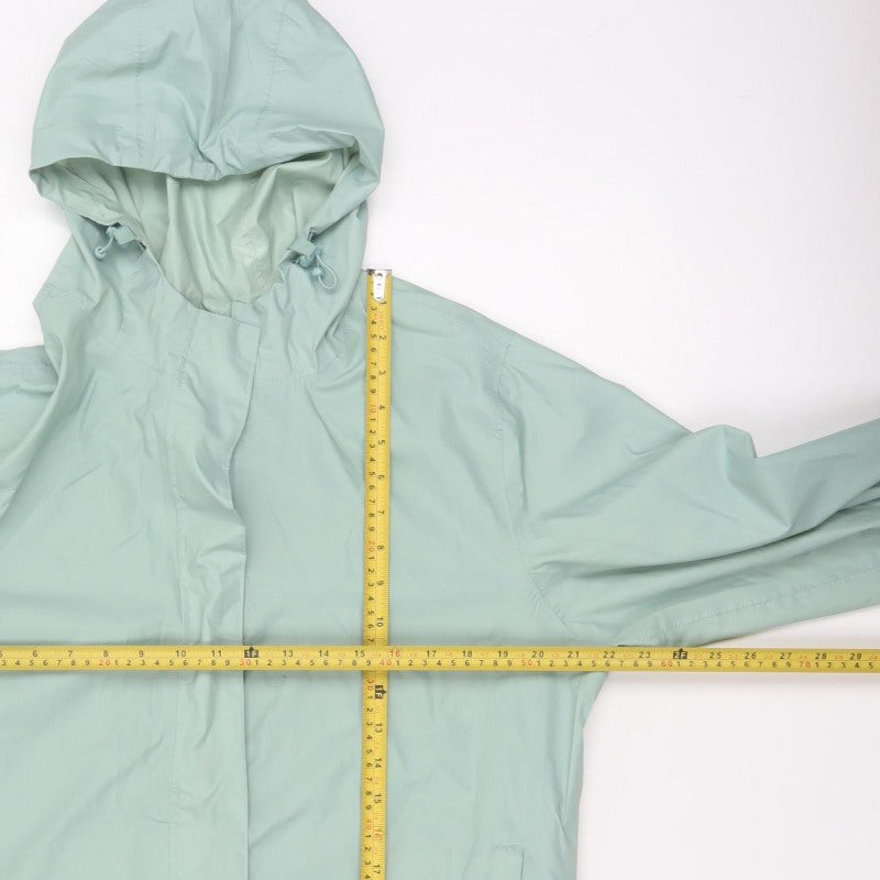 Gelert Women Green UK 14 Hooded Waterproof Stormlite Rain Jacket