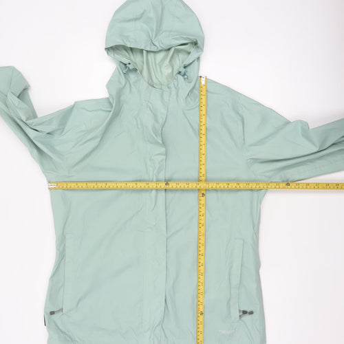 Gelert Women Green UK 14 Hooded Waterproof Stormlite Rain Jacket