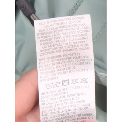 Gelert Women Green UK 14 Hooded Waterproof Stormlite Rain Jacket
