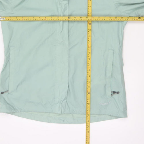 Gelert Women Green UK 14 Hooded Waterproof Stormlite Rain Jacket