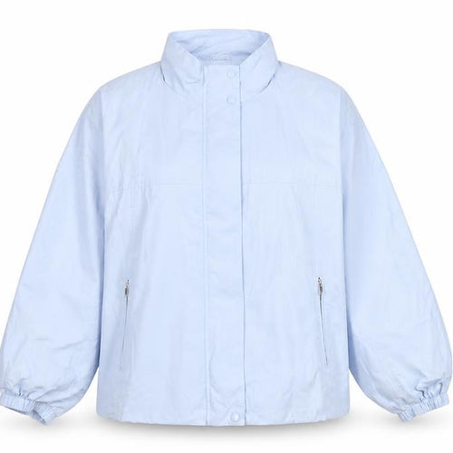 Marks and Spencer Women Blue L Lightweight Zip Jacket