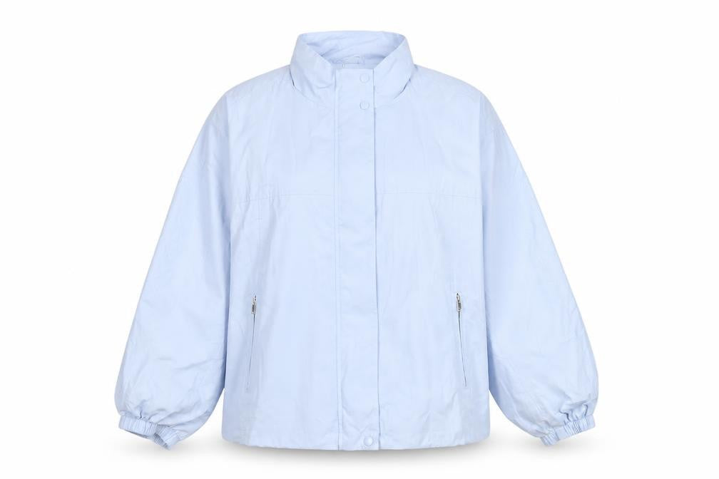 Marks and Spencer Women Blue L Lightweight Zip Jacket
