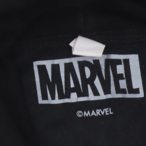 Marvel Men Black M Black Panther Wakanda Forever Pullover Hoodie