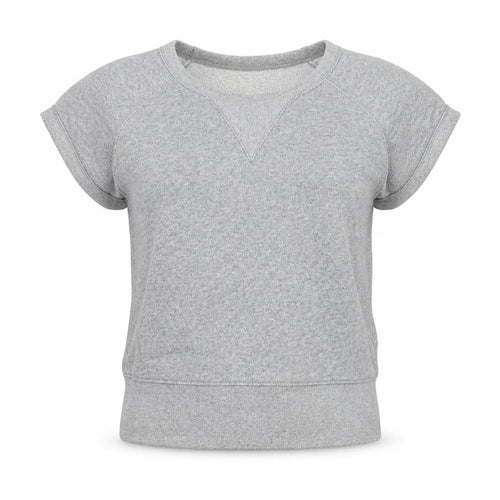 Gap Women Grey XS Basic Short Sleeve Cotton Jersey T-Shirt