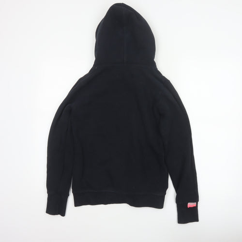 Superdry Women’s Black S Vintage Floral Logo Pullover Hoodie