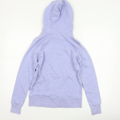 Champion Women’s Purple Small Pullover Hoodie Logo Pocket Drawstring