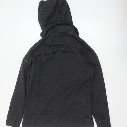 O'Neill Women’s Black Size 12 Hooded Full Zip Fleece Sweatshirt Jacket