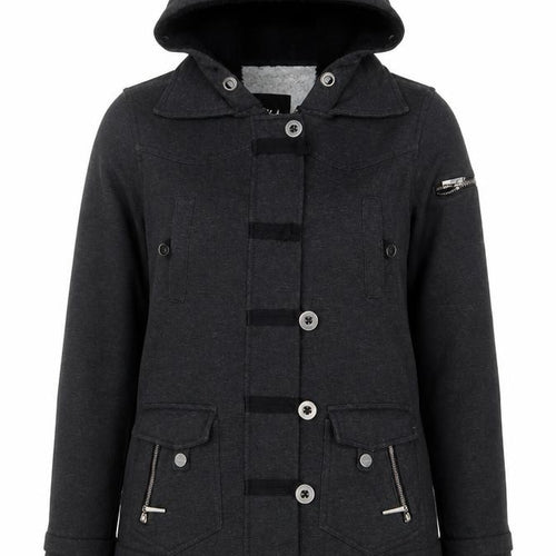 O'Neill Women’s Black Size 12 Hooded Full Zip Fleece Sweatshirt Jacket