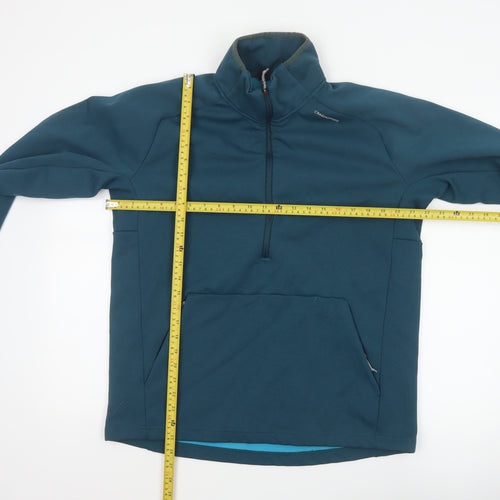 Craghoppers Men’s Blue L 1/4 Zip Fleece Lined Outdoor Sweatshirt