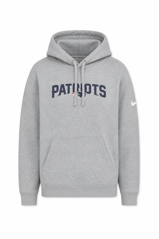 Nike Men’s Grey S New England Patriots NFL Pullover Hoodie