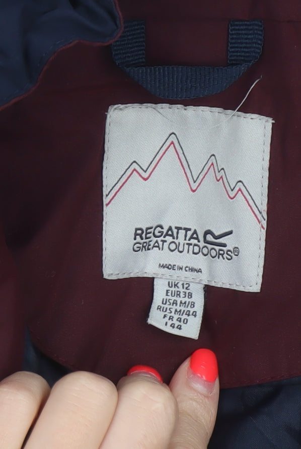 Regatta Women’s Navy UK 12 Hooded Padded Parka Jacket Outdoor