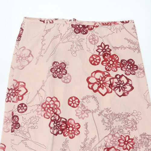 Rohan Women’s Pink Floral Flippy Skirt UK 16 Knee Length Travel