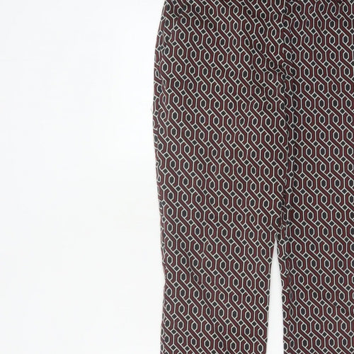 GP & J Baker x H&M Women Multicoloured UK 10 Geometric Trousers