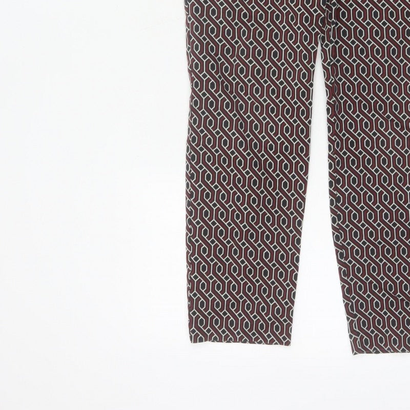 GP & J Baker x H&M Women Multicoloured UK 10 Geometric Trousers